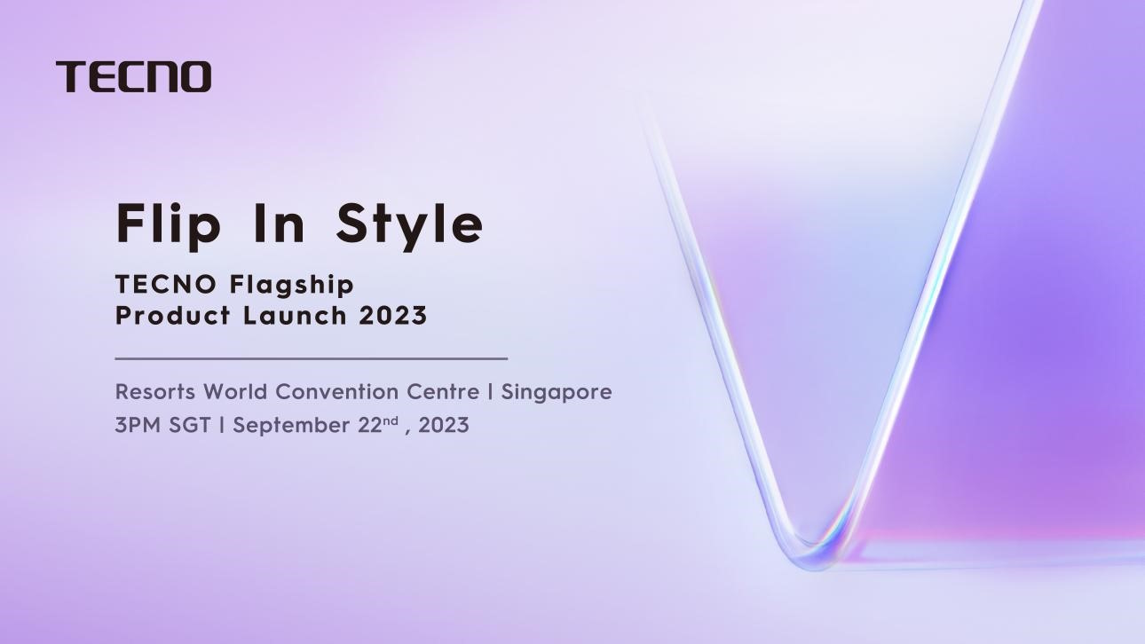 The Tecno Phantom V Flip to Debut in Singapore on September 22, Showcasing On-Site Benchmark